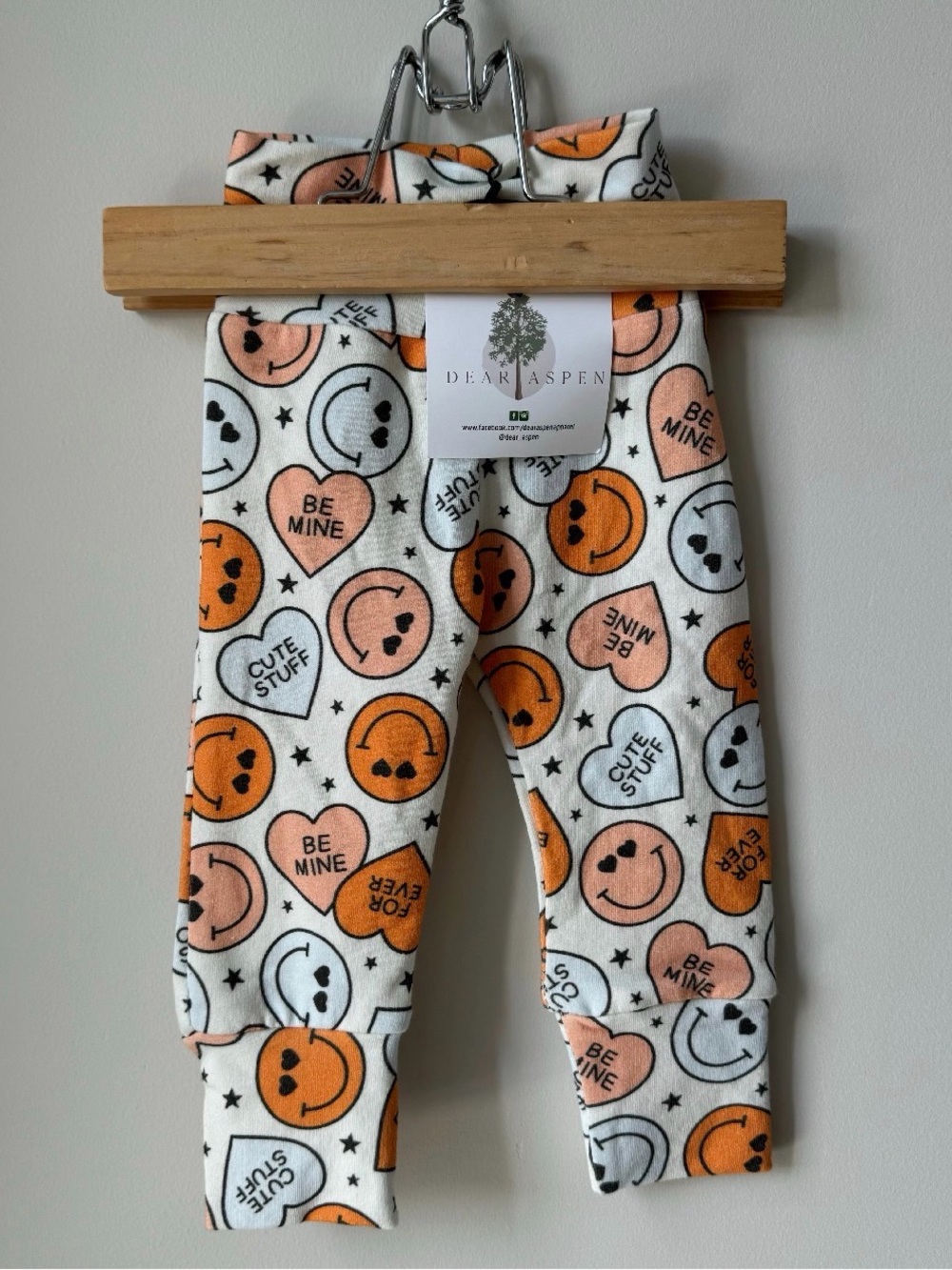 Dear Aspen Baby Heart & Smile Print Leggings 6-9M